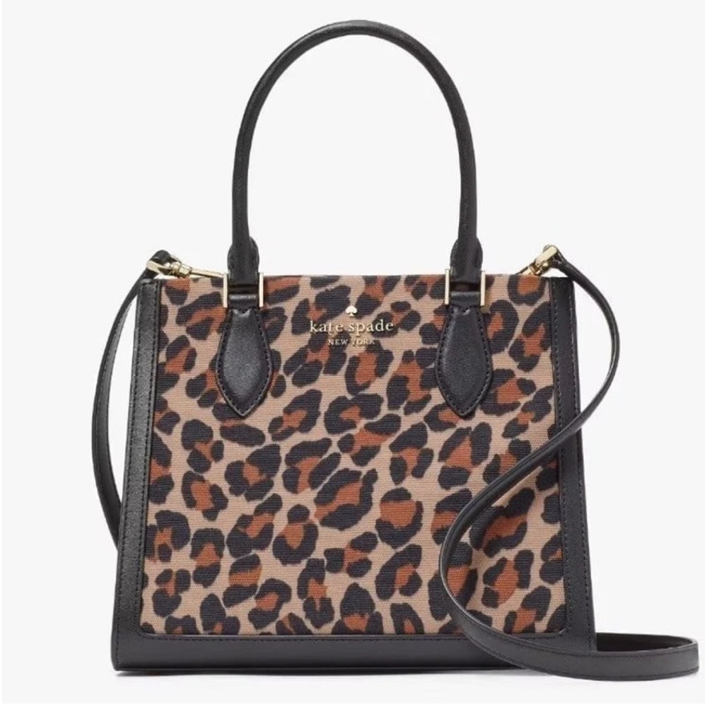 Kate Spade $359 MSRP Ellie Leopard Small Tote Bag